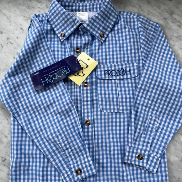 NWT: Kids Prodoh long sleeve button up shirt - Picture 2 of 4